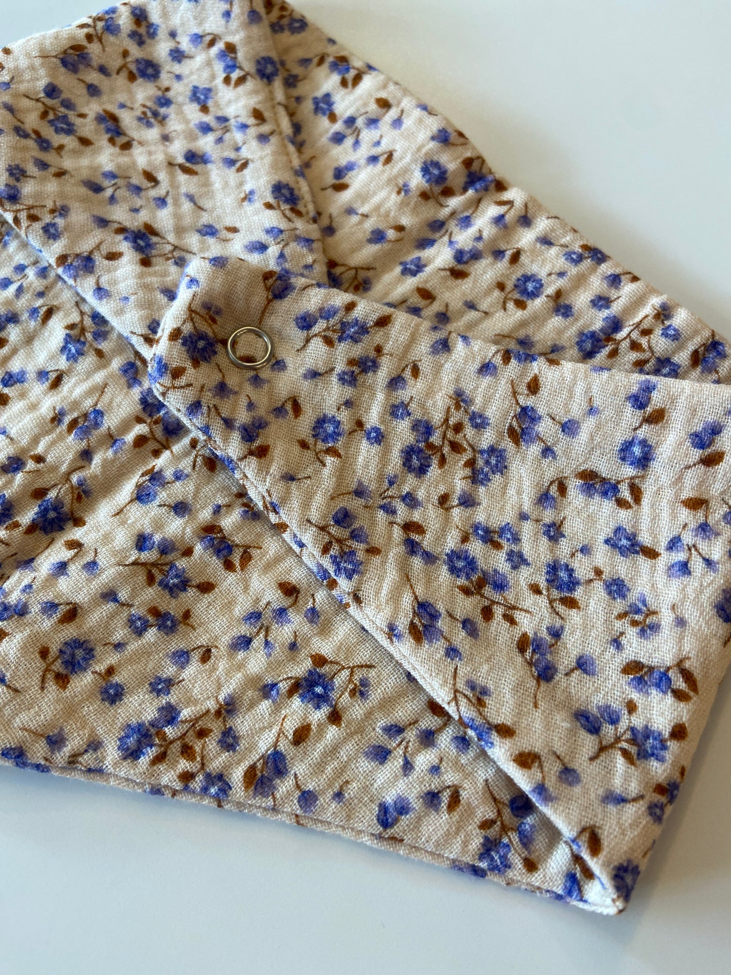 Kleines Halstuch "Musselin" (Kornblume)