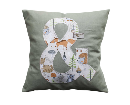 Kissenhülle (Personalisierbar) in Zartgrün