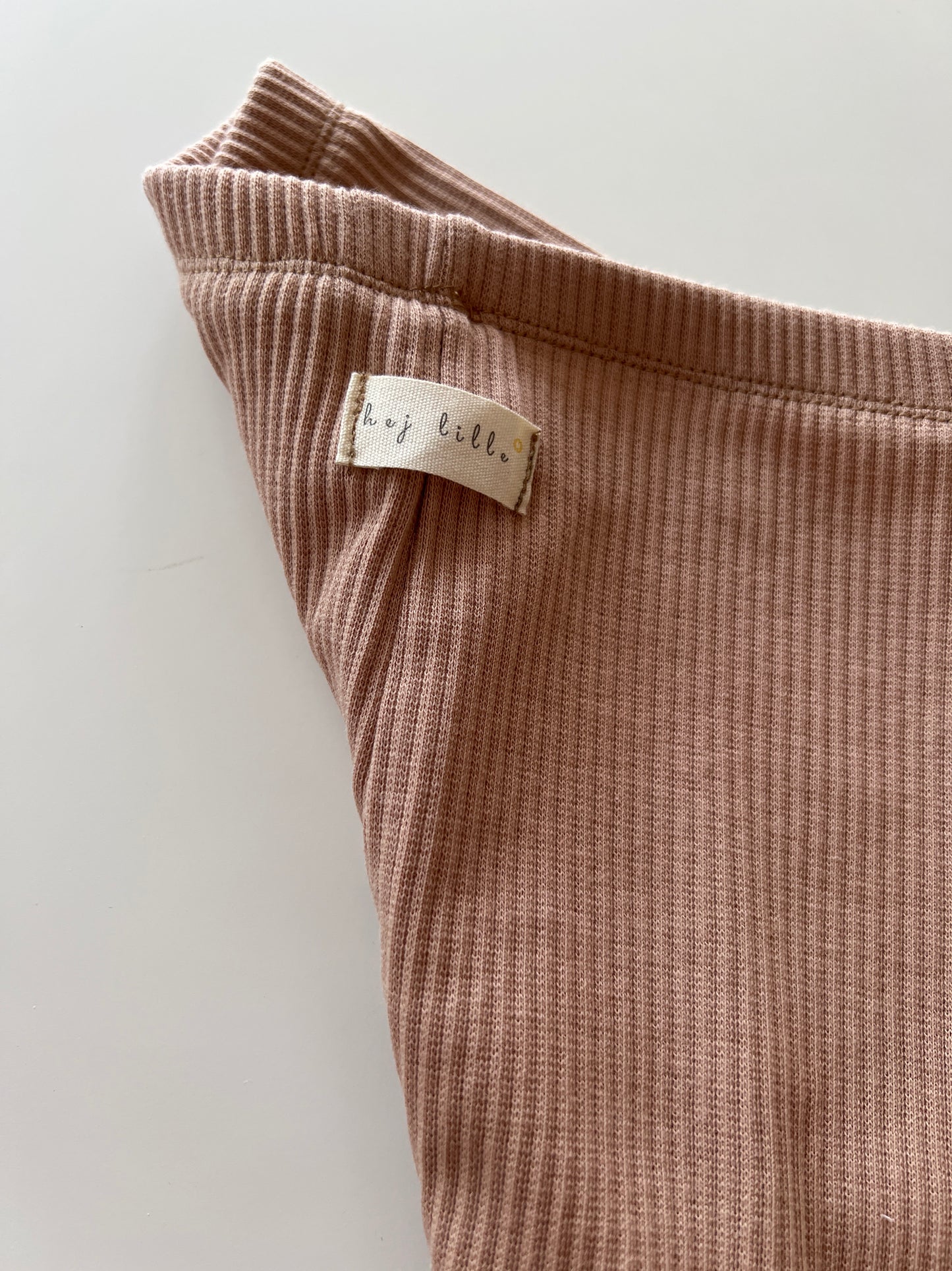 Kurze Leggings "Ripp - Nude" (handmade)