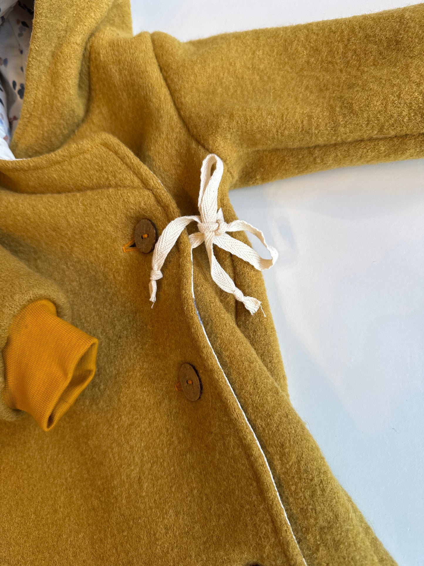 Wollwalk Overall "Happy Dots" (Gelb) - handgemacht