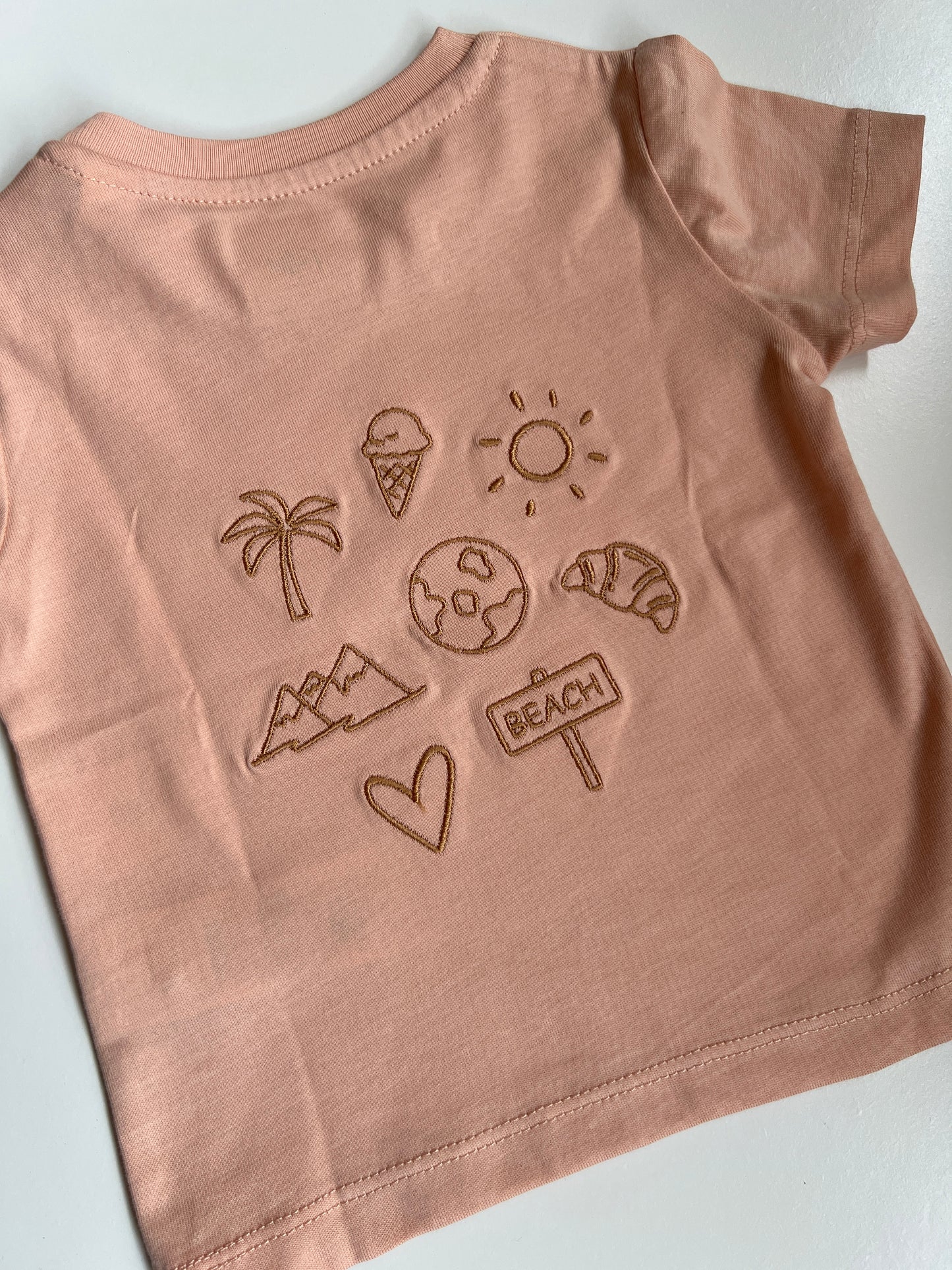 Kids T-Shirt "Summervibes" (Pfirsich)