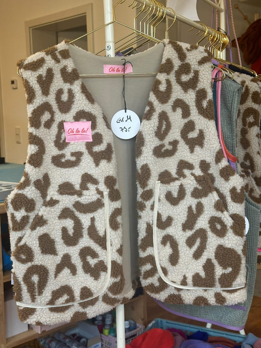 Teddy-Weste "Leo Beige" von Alpenkätzle