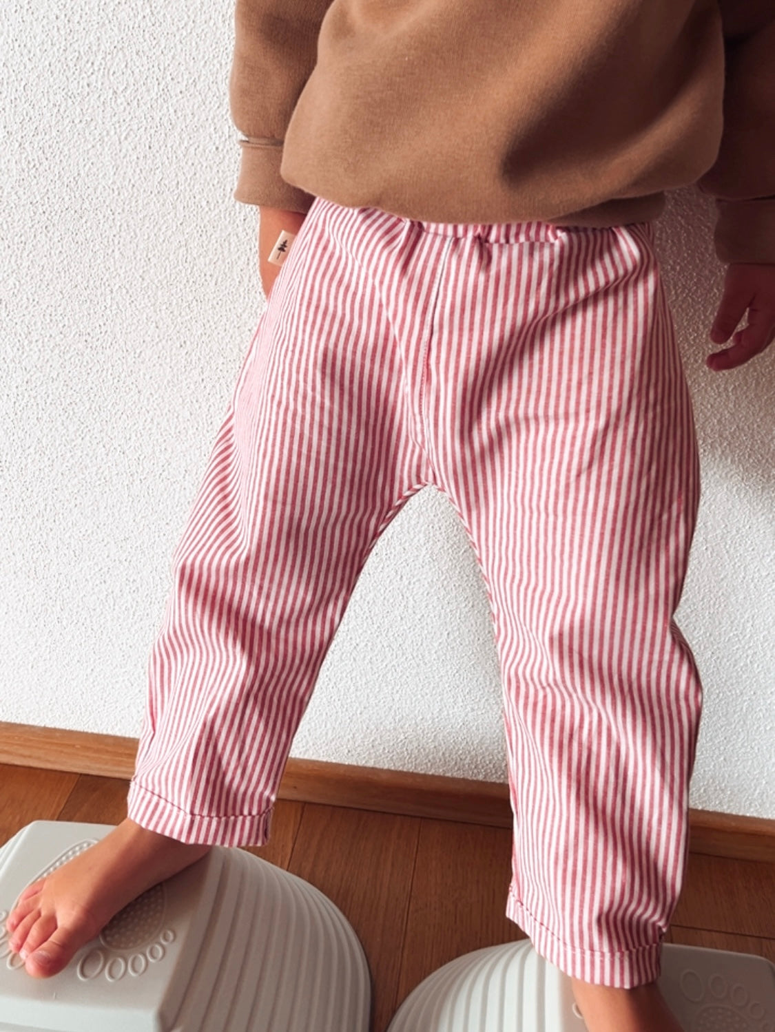Weite Stoffhose "Nordlicht" (Rostrot)
