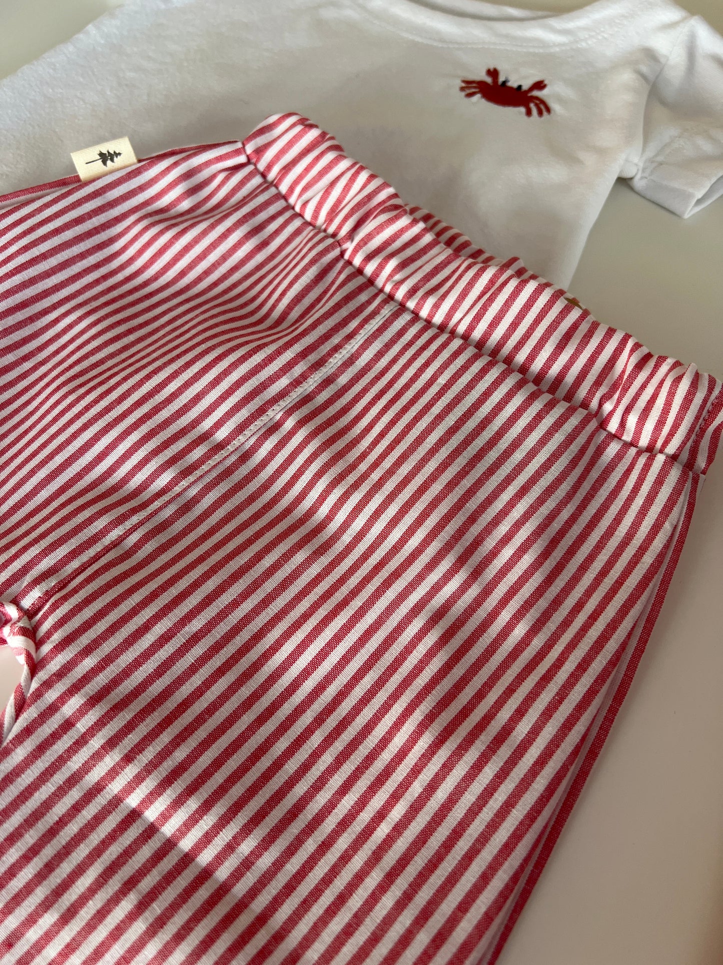 Weite Stoffhose "Nordlicht" (Rostrot)