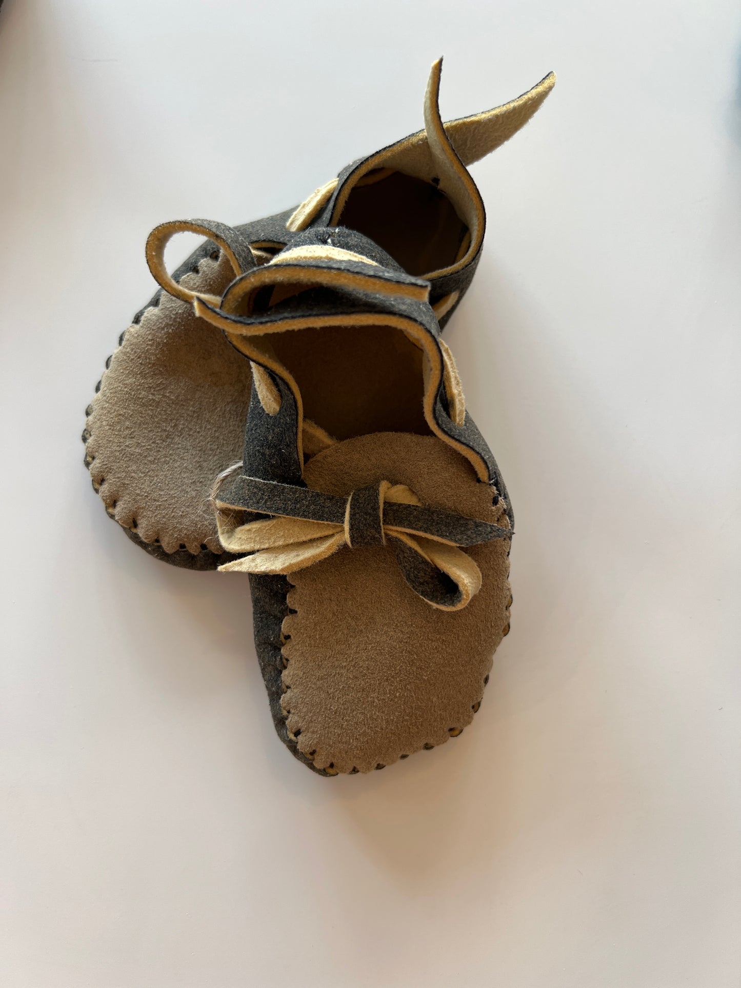 Alpen Mocs - Leder Moccasins (Hirschleder - handmade) ohne Bund