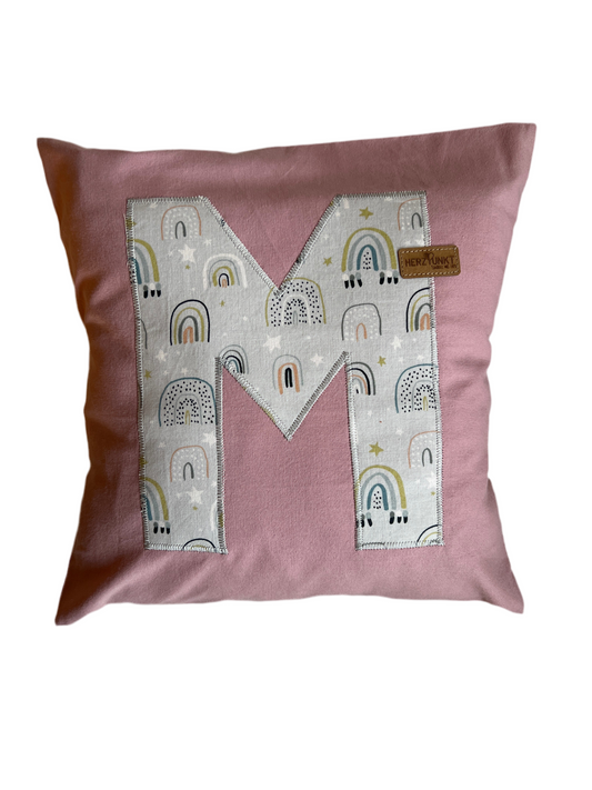 Kissenhülle (Personalisierbar) in Altrosa
