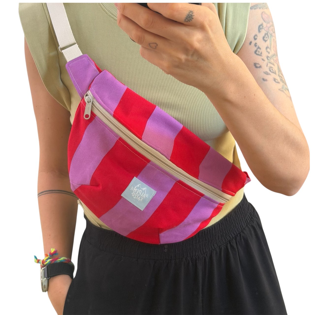 Crossbody Bag "Joe Stripes“ von Alpenkätzle