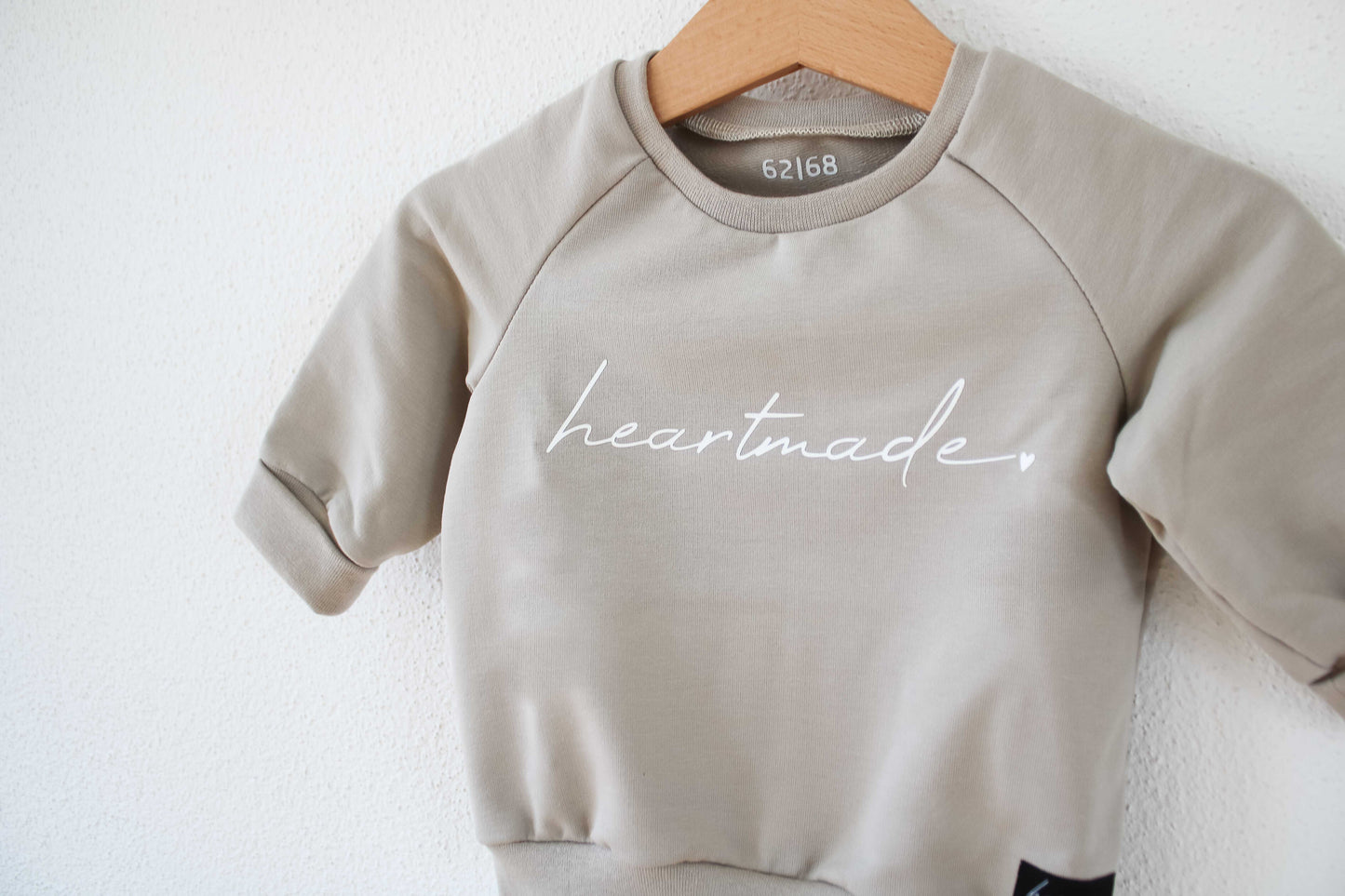 Sweater "heartmade" (Taupe Grau/Beige)