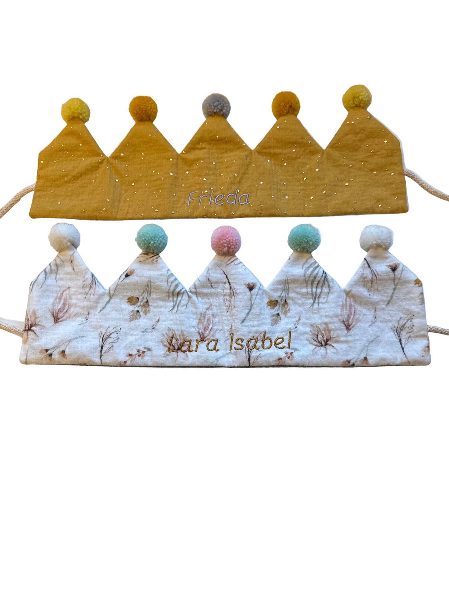 Personalisierung für Decken, Schnullerketten, Halstücher & Co. (Bestickung groß)