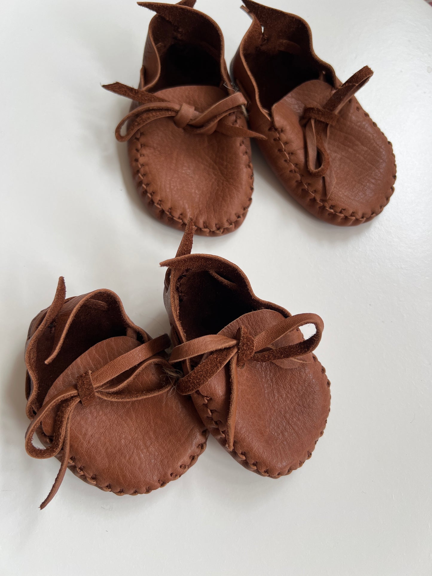 Alpen Mocs - Leder Moccasins (Rindsleder - handmade) ohne Bund