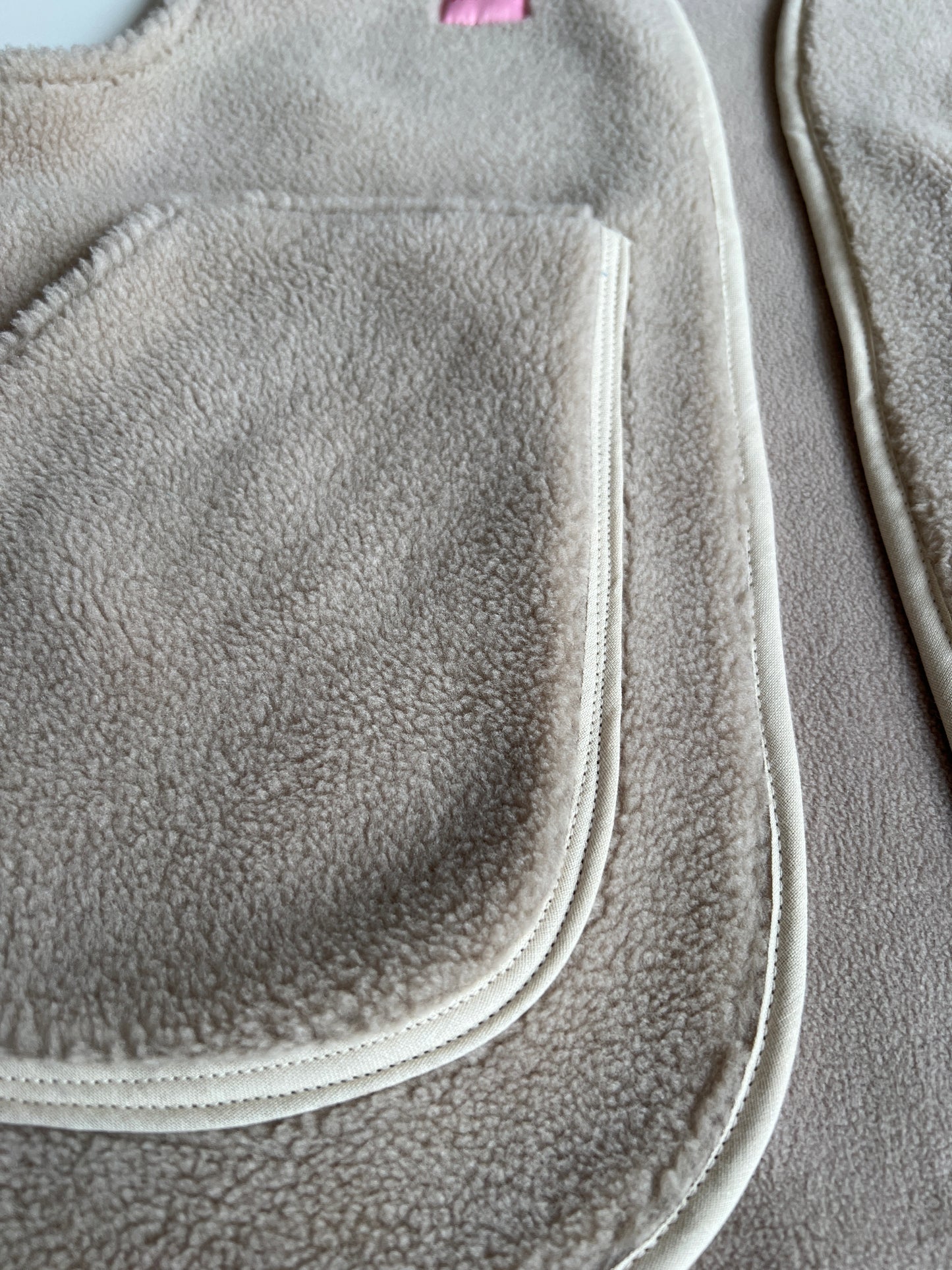 Teddy-Weste "Beige" (hell) von Alpenkätzle