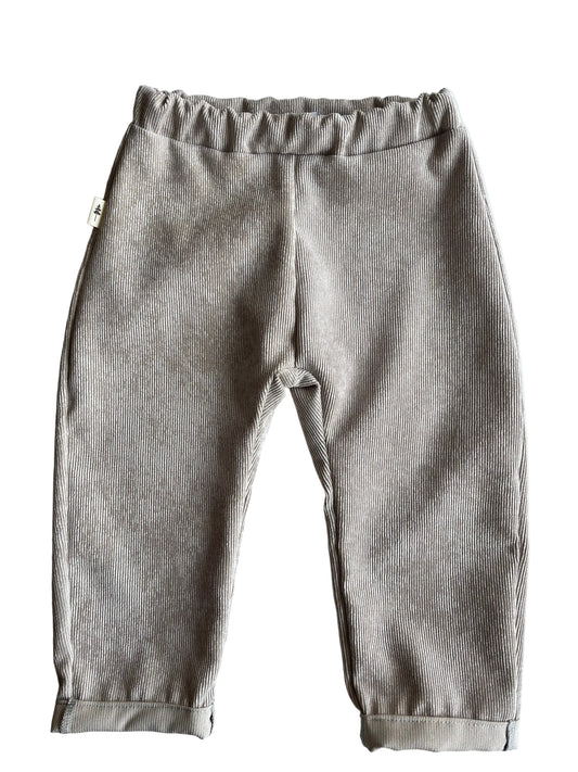 Weite Hose "Feincord" (Beige)