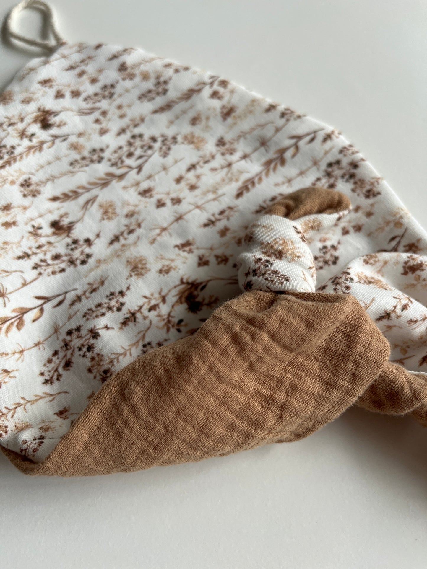 Schnuller- & Schmusetuch (Blumen)