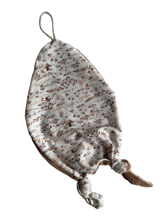 Schnuller- & Schmusetuch (Blumen)