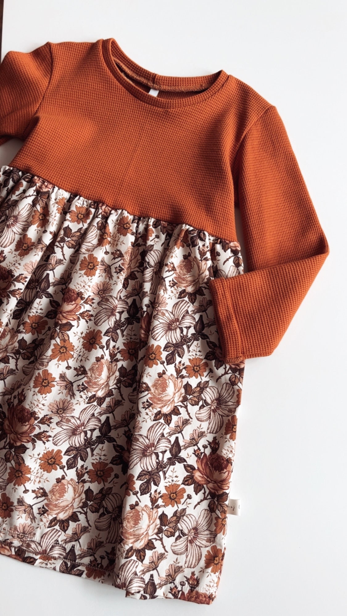 Kleid "Waffel" (Kupfer)