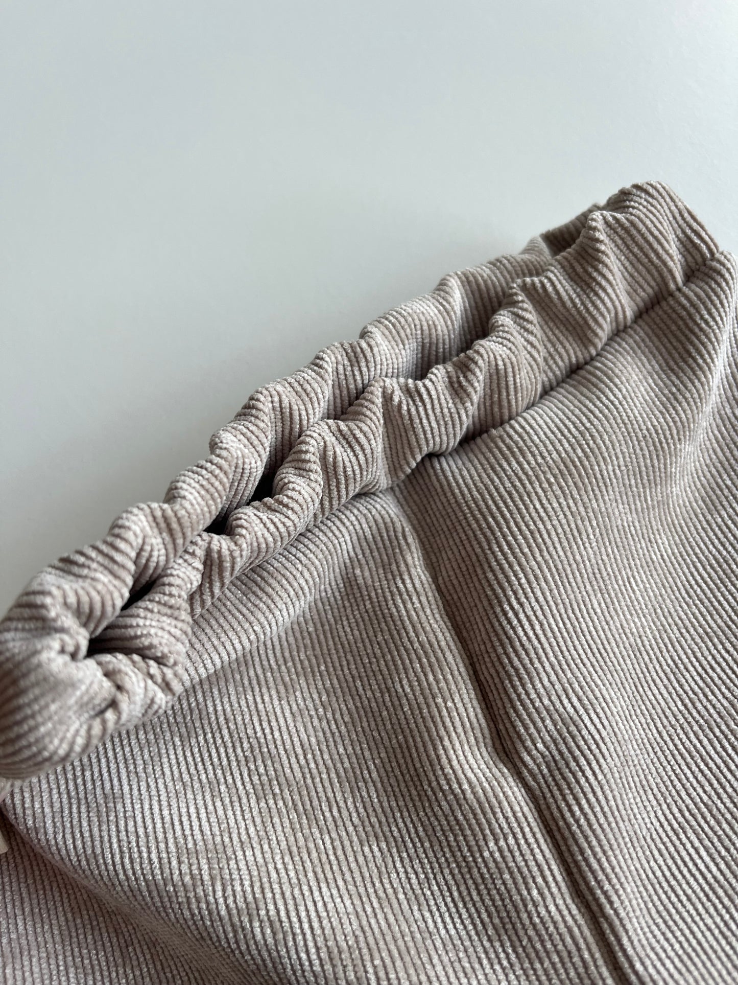 Weite Hose "Feincord" (Beige)