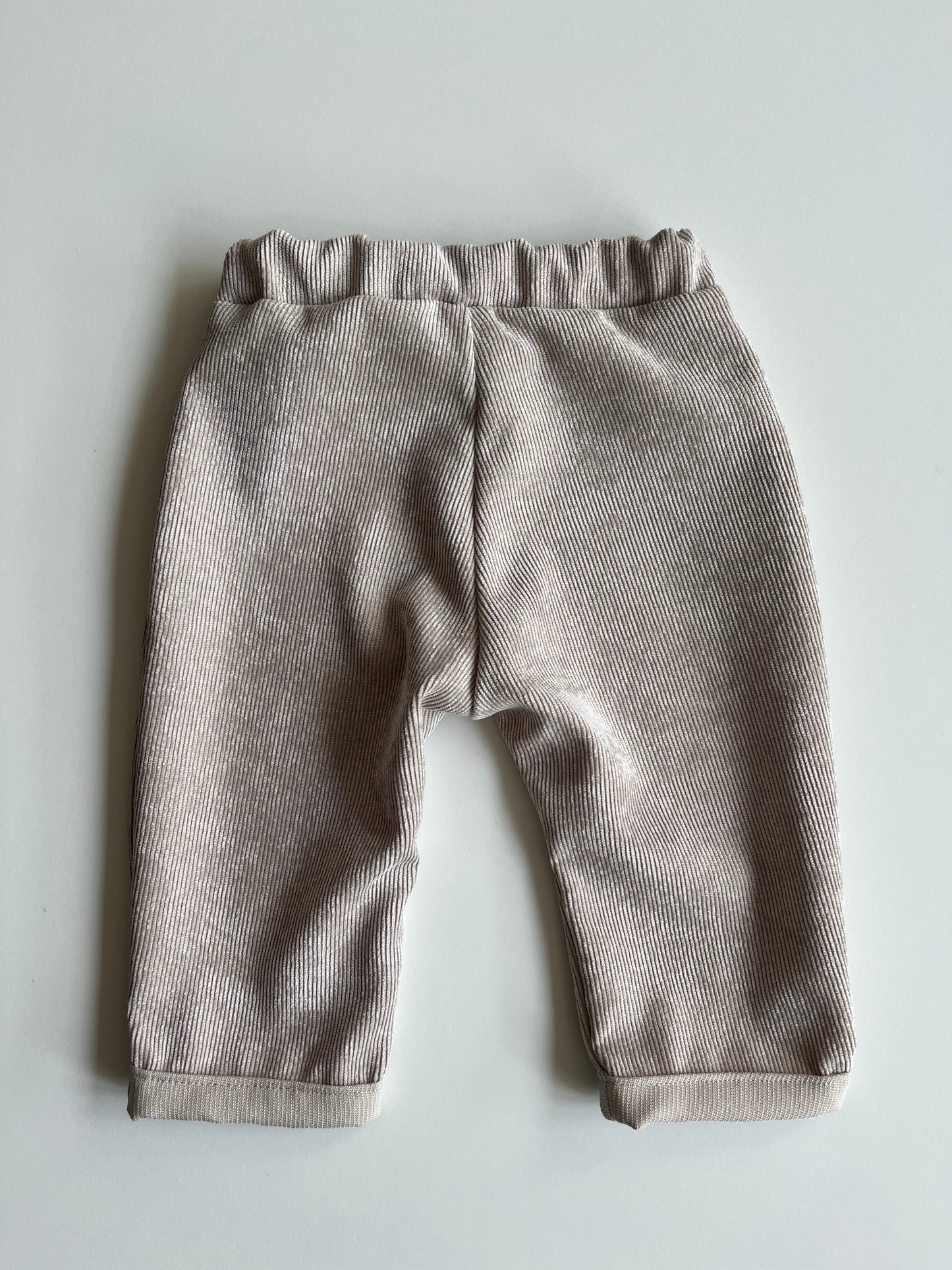Weite Hose "Feincord" (Beige)