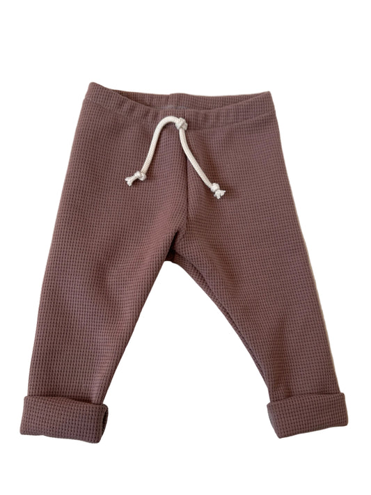 Leggings "Waffel" (Mauve)