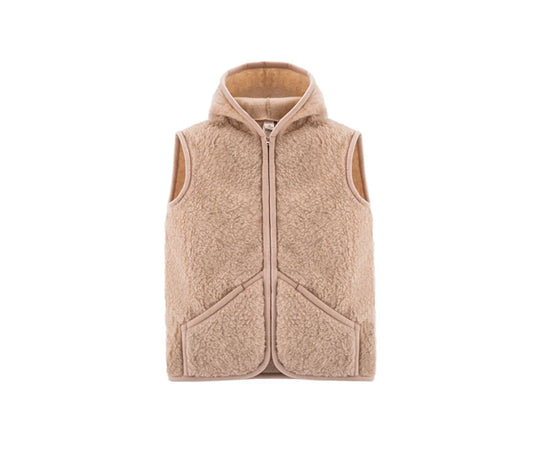 Schurwoll-Weste "Everest" (English Tea) für Erwachsene