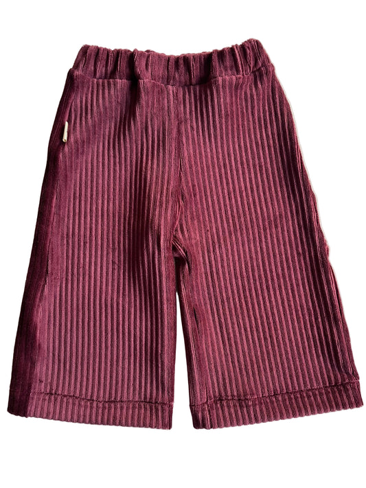 Weite Cordhose "Nicky" (Bordeaux)