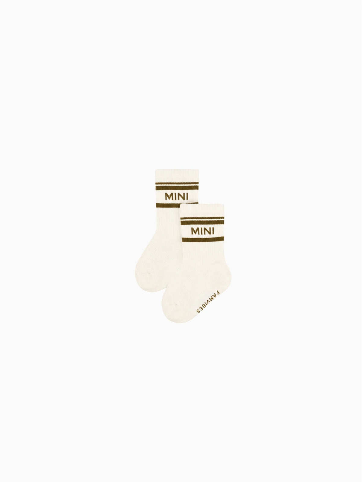 "MINI" Socken (Striped Creme) von famvibes