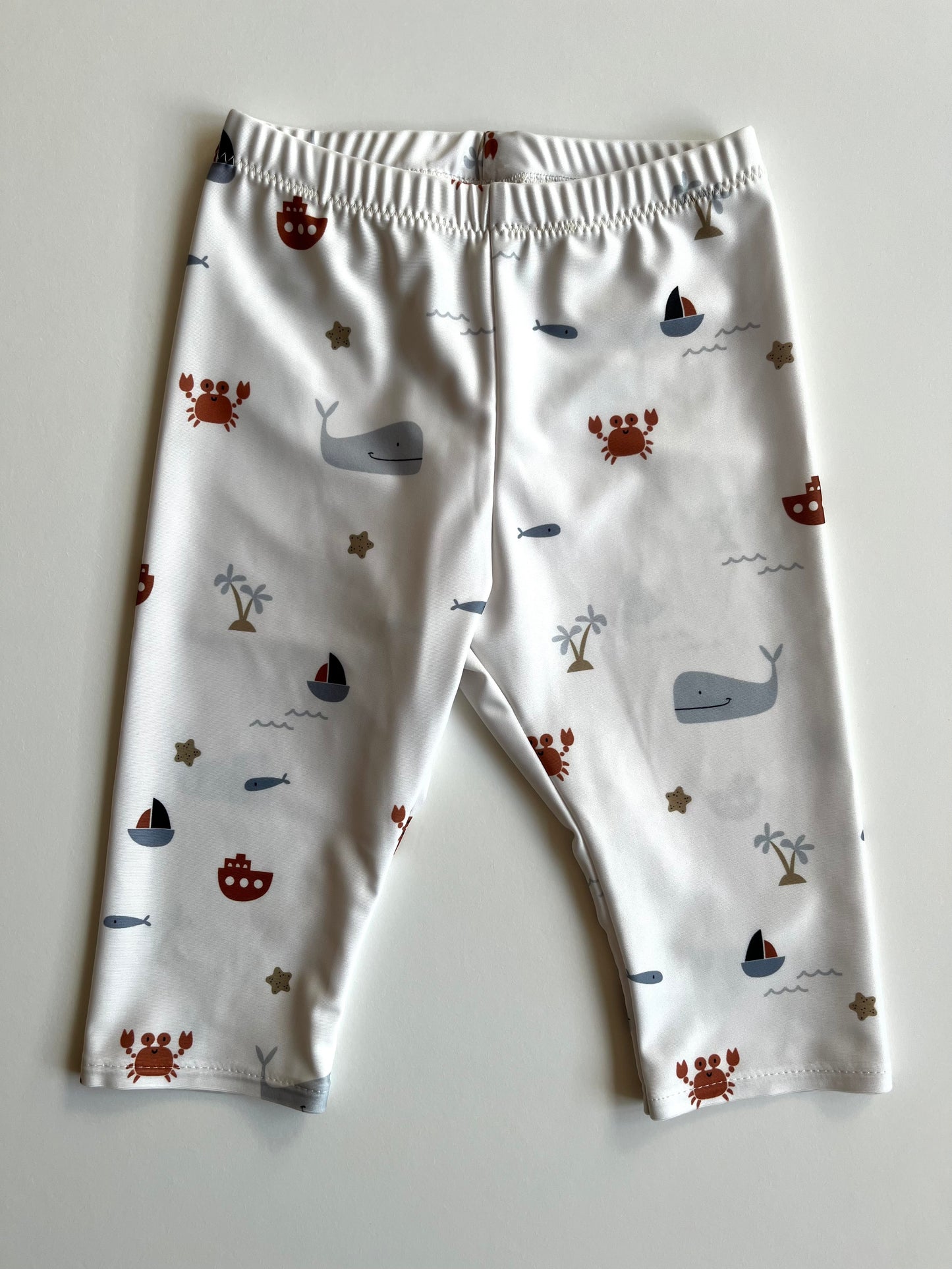 UV 3/4-Shorts "Wasserwelten" - nachhaltige Swimwear