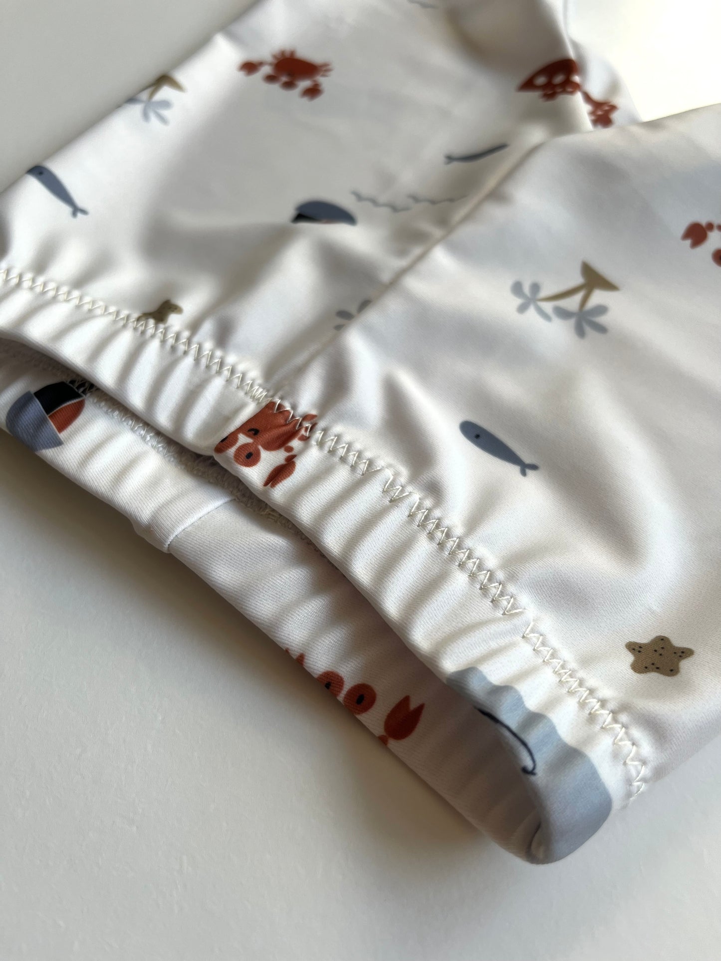 UV 3/4-Shorts "Wasserwelten" - nachhaltige Swimwear