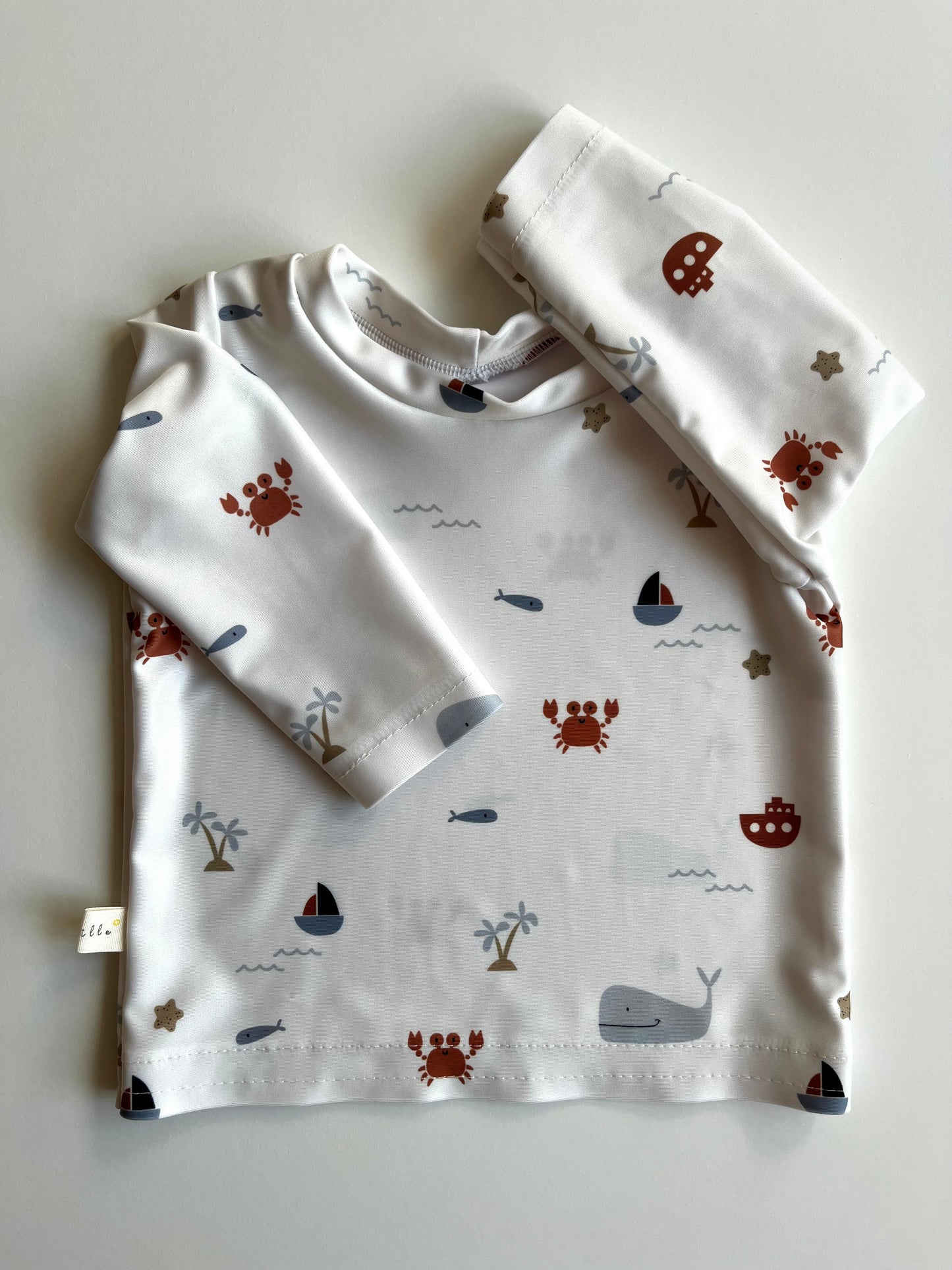 UV Longsleeve "Wasserwelten" - nachhaltige Swimwear