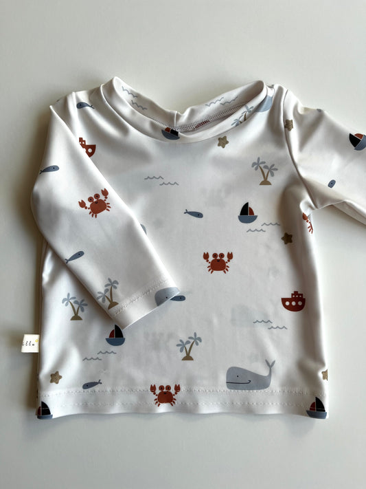 UV Longsleeve "Wasserwelten" - nachhaltige Swimwear