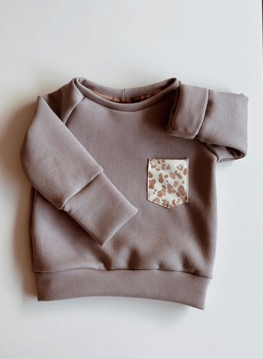 Kuschel-Sweater "Leo" (Grau)