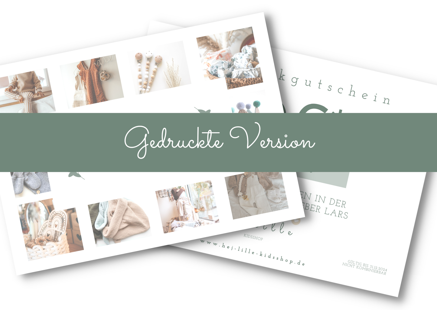 Geschenk-Gutschein (Gedruckt)