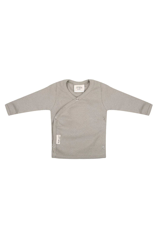 Rib Longsleeve "Gewickelt" (Abbey Stone) von Little Indians