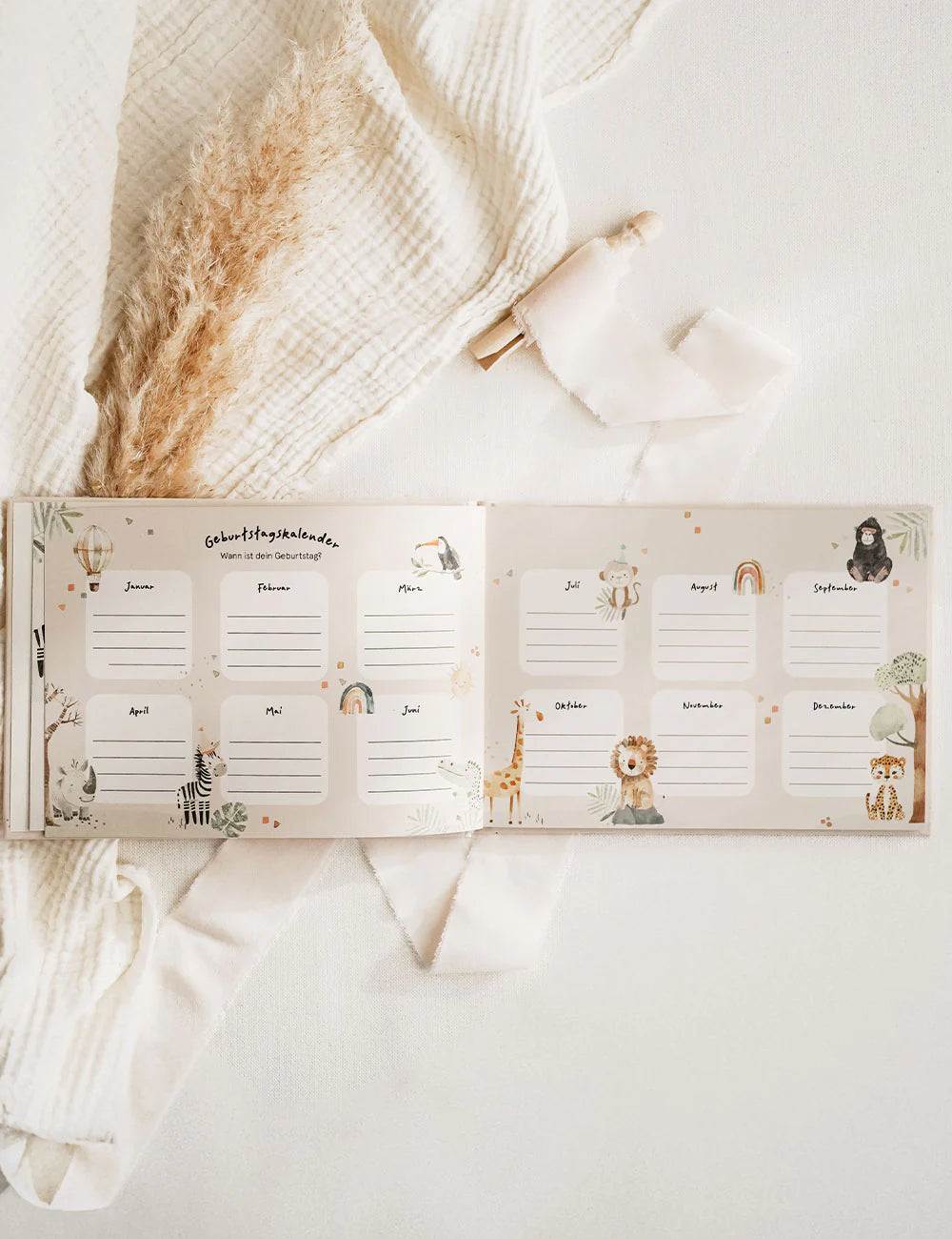 Freundebuch "Boho Safari" von Fischomaswerkstatt