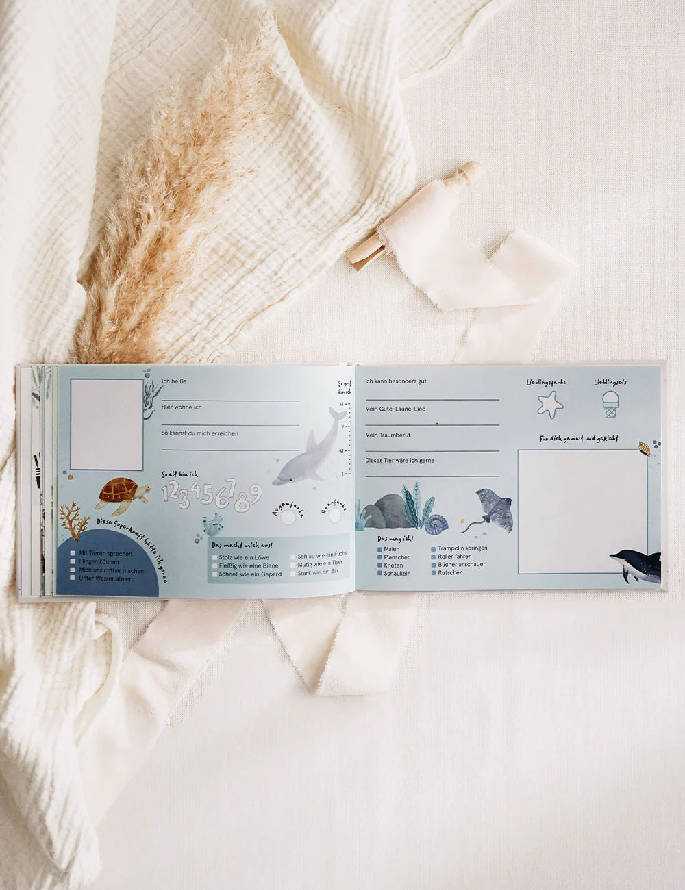 Freundebuch "Boho Safari" von Fischomaswerkstatt