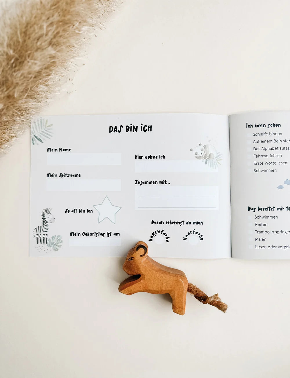 Schulkindbuch "Boho Safari" von Fischomaswerkstatt