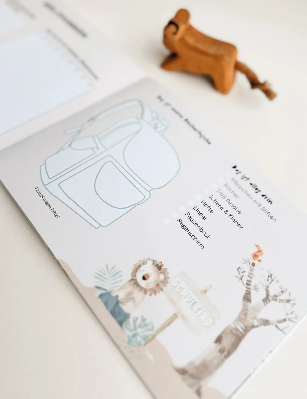 Schulkindbuch "Boho Safari" von Fischomaswerkstatt