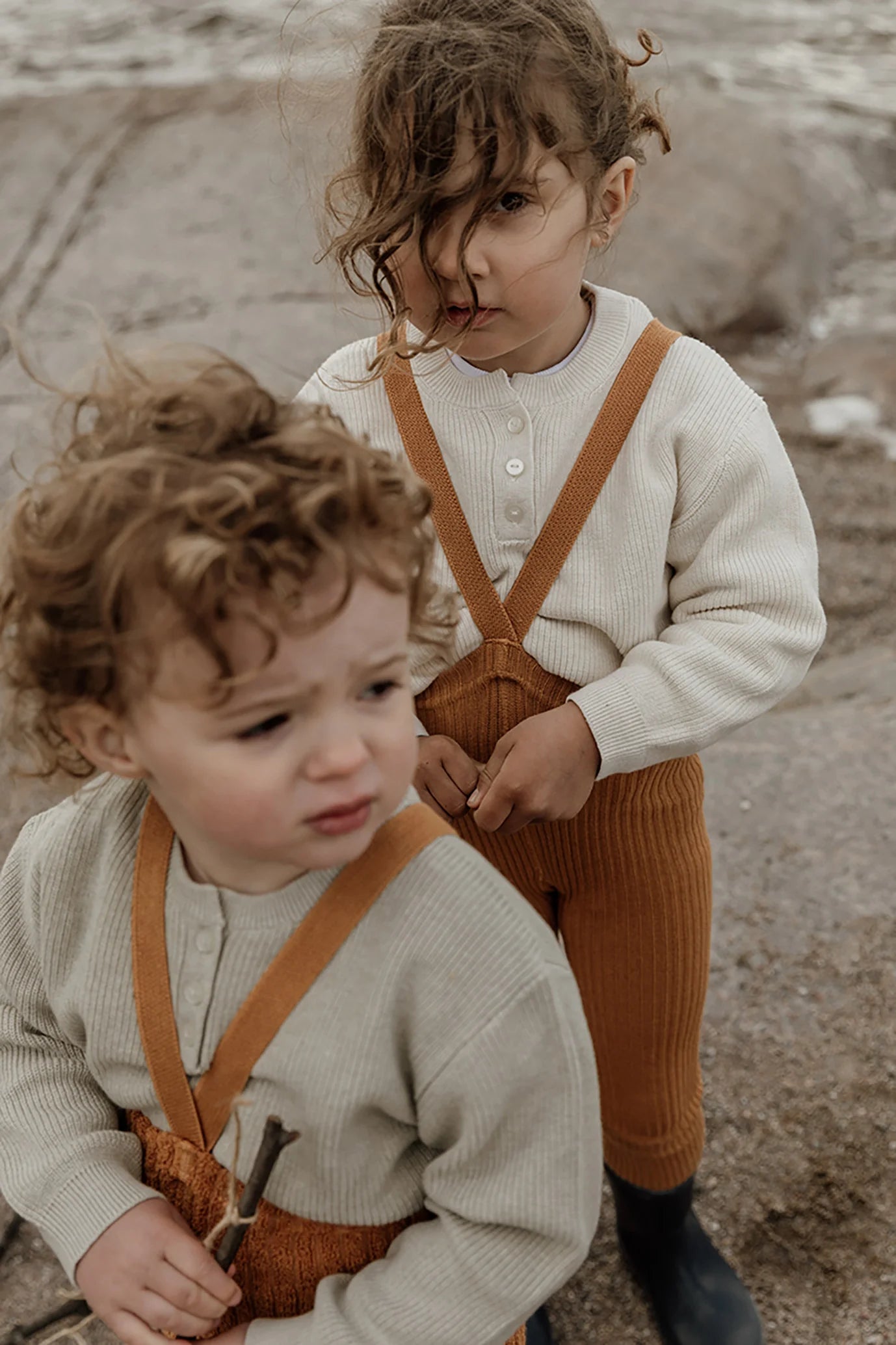 Bio Trägerstrumpfhose "Hippy" (Amber) von Silly Silas