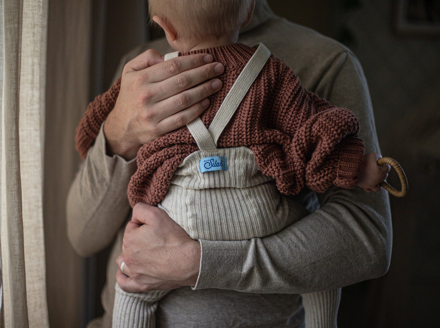 Bio Trägerstrumpfhose "Hippy" (Cream) von Silly Silas