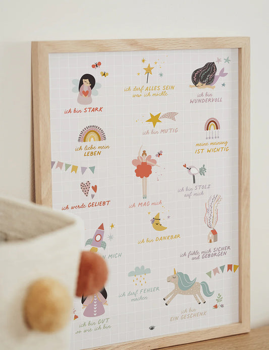 Affirmationsposter "Fairytale" von Fischomaswerkstatt