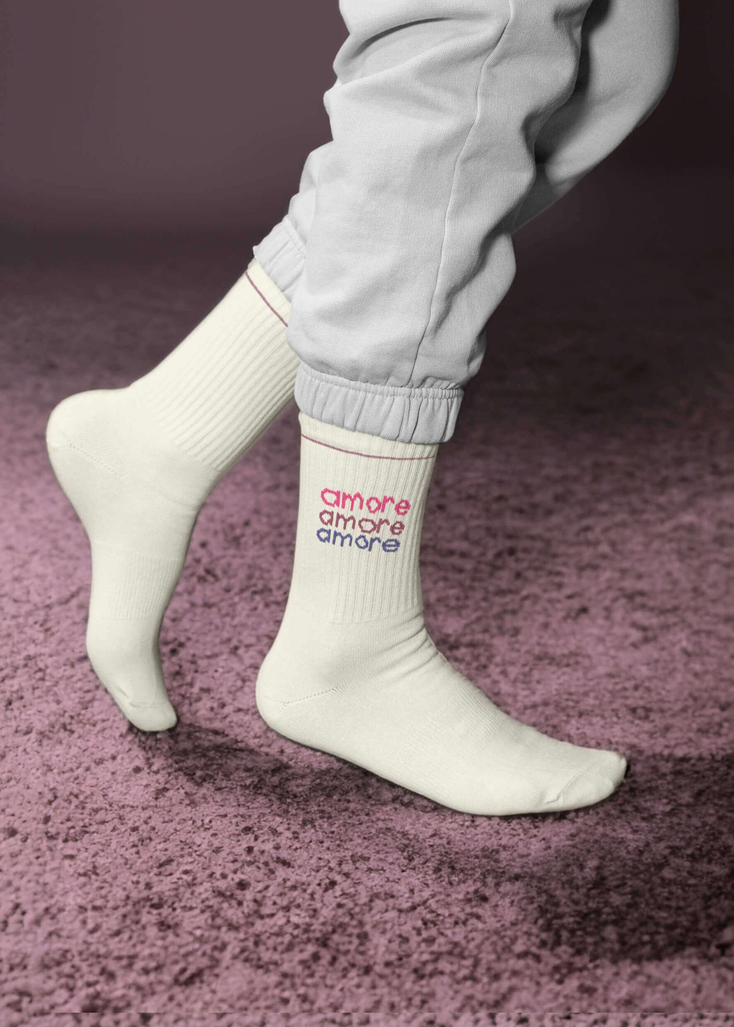 Tennissocken "Amore Amore" von J-Clay