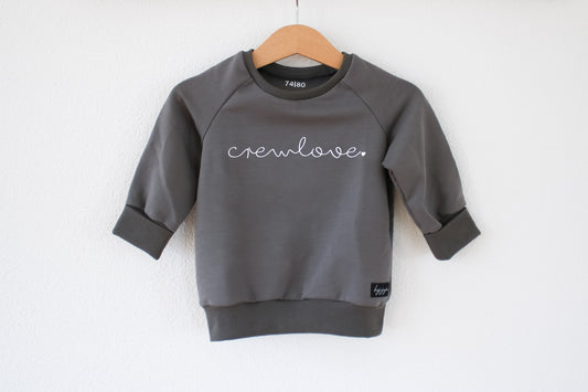 Sweater "crewlove" (Taupe Grau/Beige)