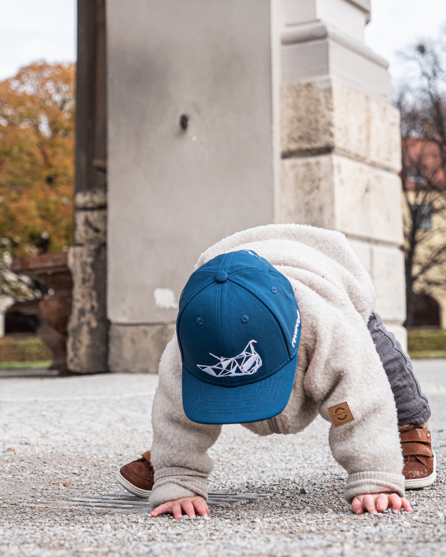 Kids Cap "Oceanic Manta" (Blau) von mantahari