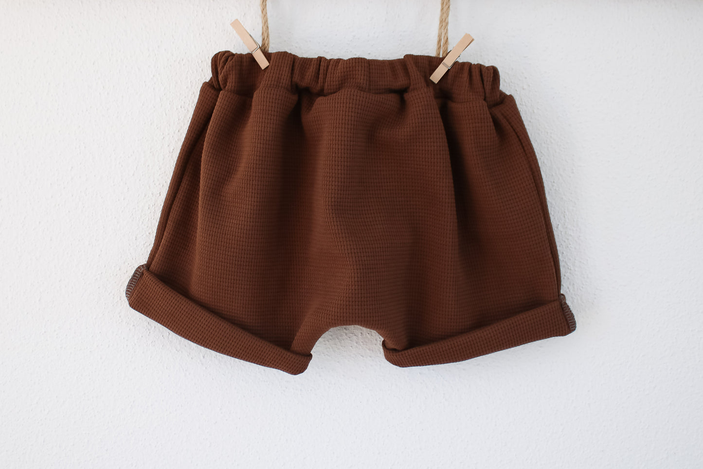 Shorts "Waffel" (Kakaobraun)