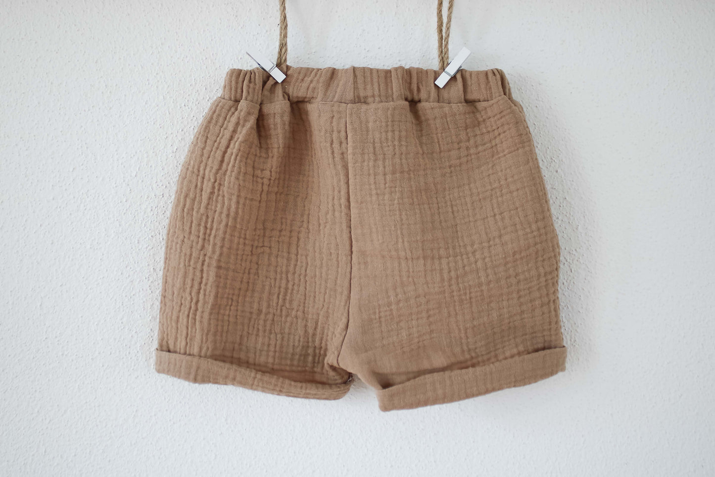 Shorts "Musselin" (Beige)