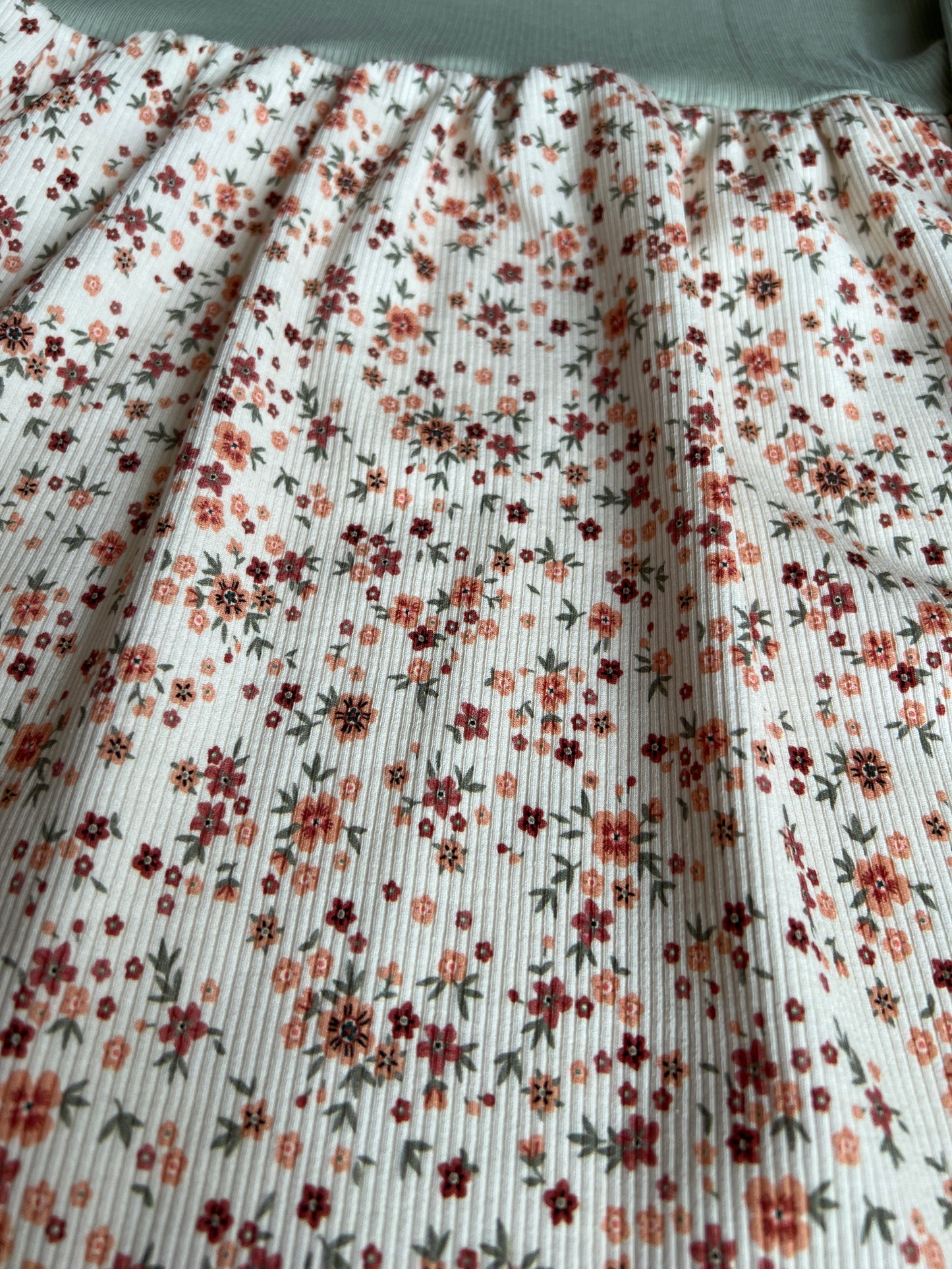 Langarm Kleid "Millefleurs" (mint)