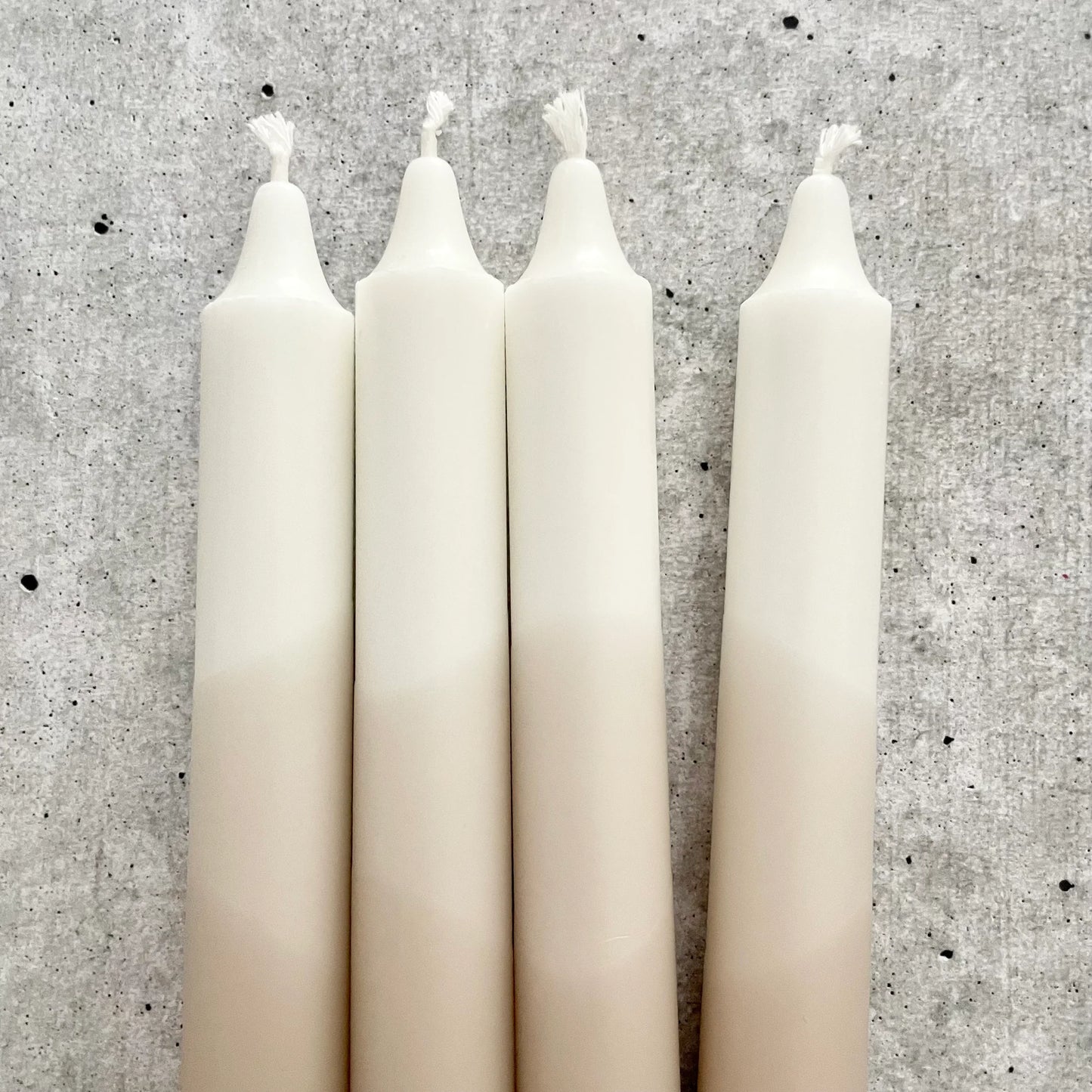 Dip Dye Kerze "Boho" (Beige)