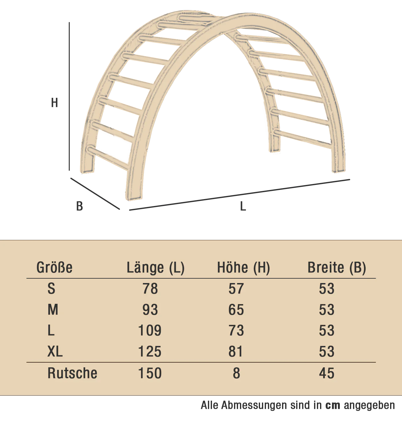 Kletterbogen "Frechling" S - handmade im Allgäu