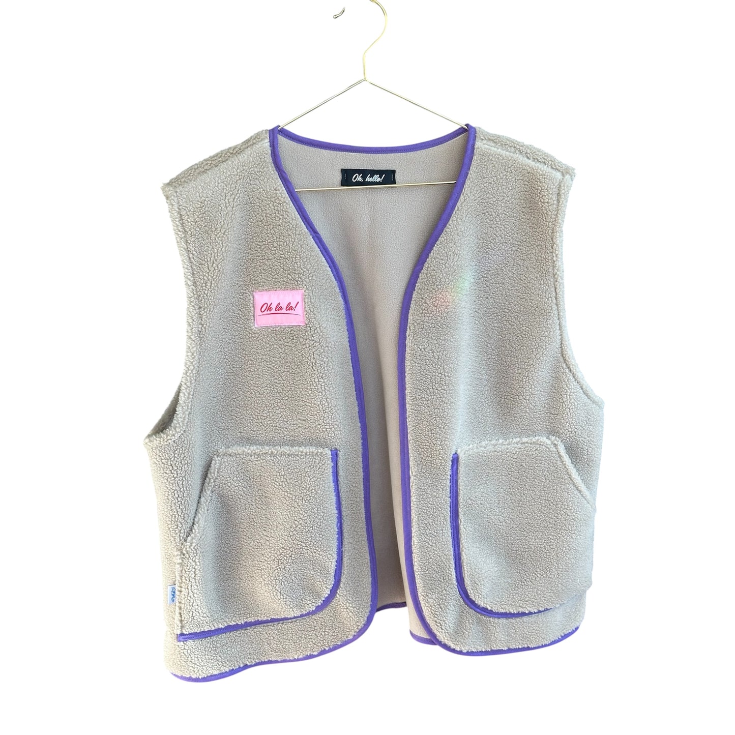 Teddy-Weste "Beige" von Alpenkätzle