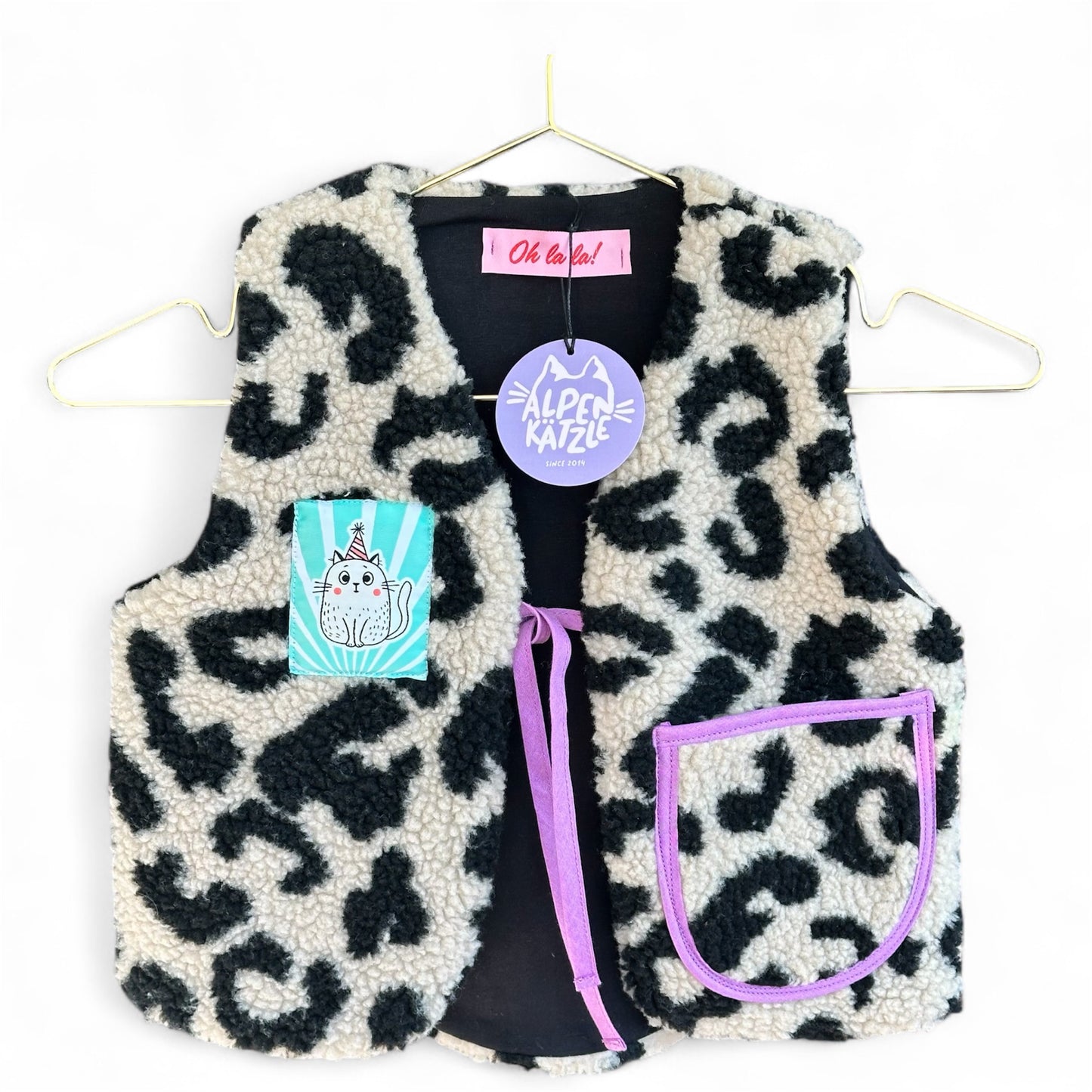 Kids Teddy-Weste "Leo" von Alpenkätzle