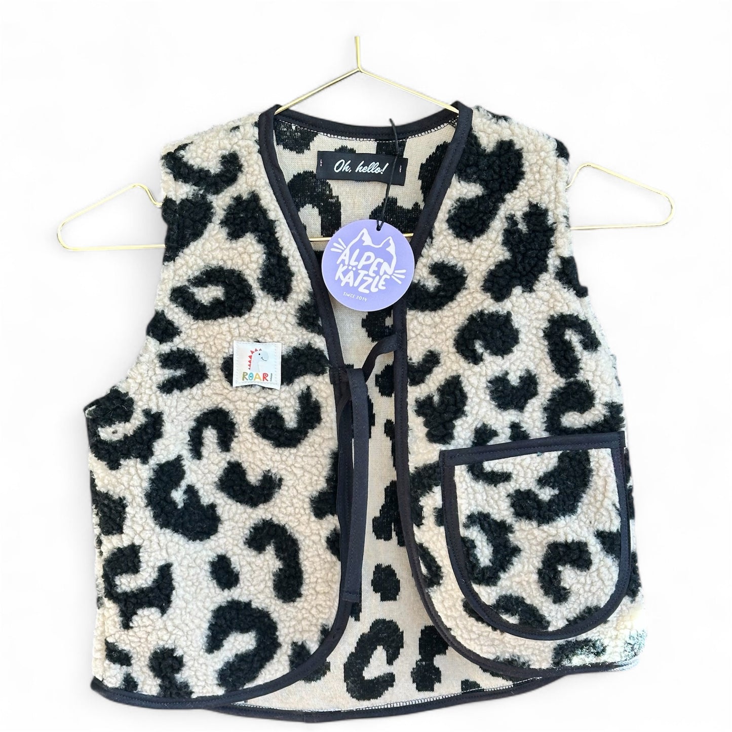 Kids Teddy-Weste "Leo" von Alpenkätzle